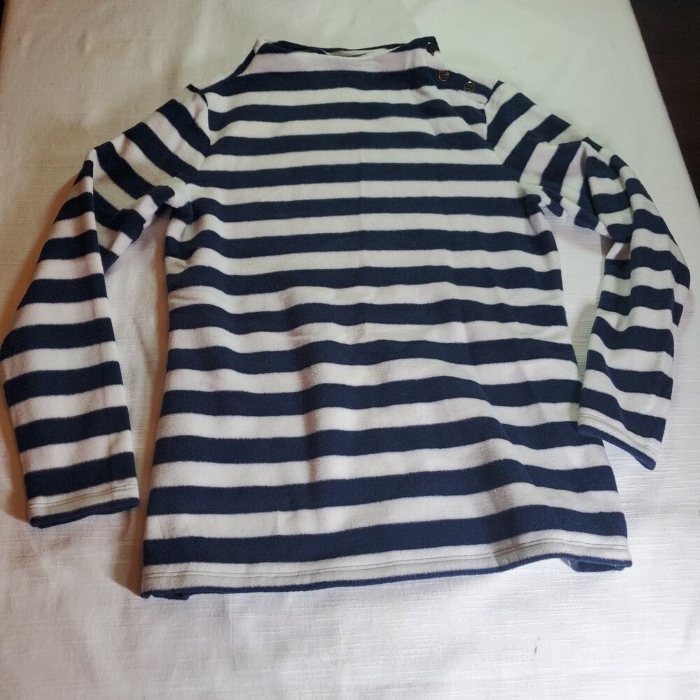 Talbots Women's Petite Blouse Shirt Size P Multicolor Cotton Long Sleeve